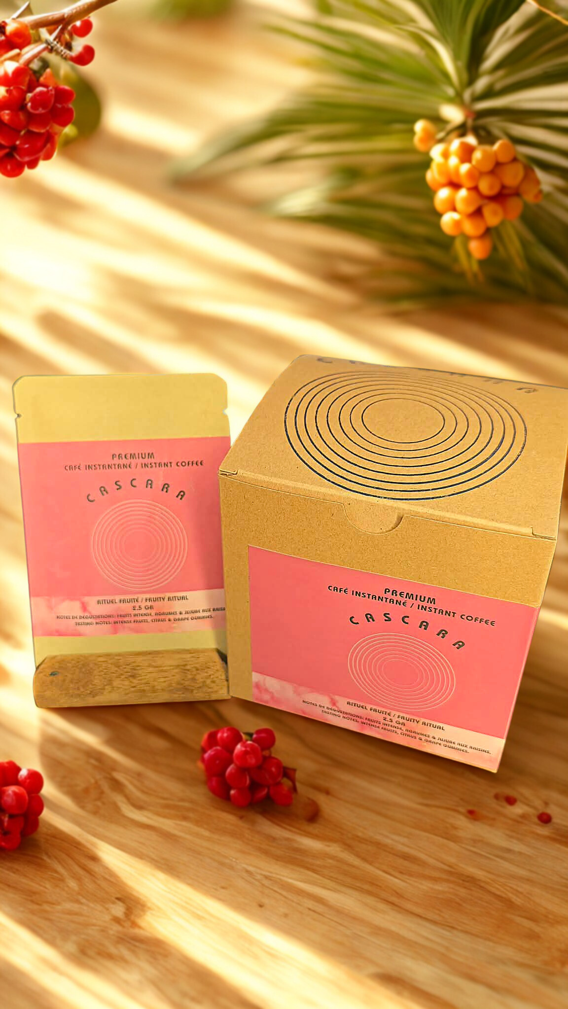 Rituel Fruité - Café instantané boîte de 7 sachets de 2.5g