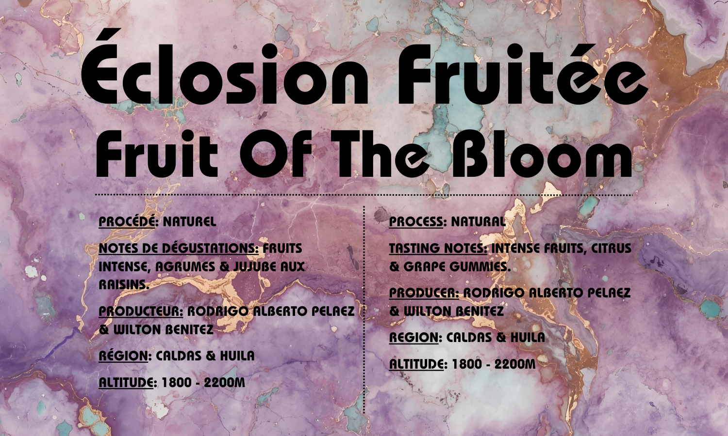 Grains - Éclosion Fruitée